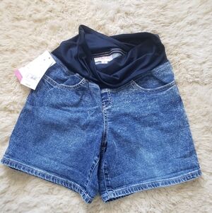 Maternity Jean Shorts